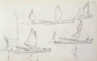 Studie für London-Serie, Boote auf der Themse